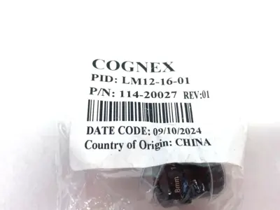New | in-Stock Cognex S-Mount Lens 16mm Focal Length 114-20027 Optics Michigan US | Maverick Industrial Sales #1391504