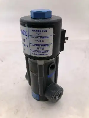 Plast-O-Matic Trueblue Solenoid Valve 19/70PSI 0.375″ Oriface