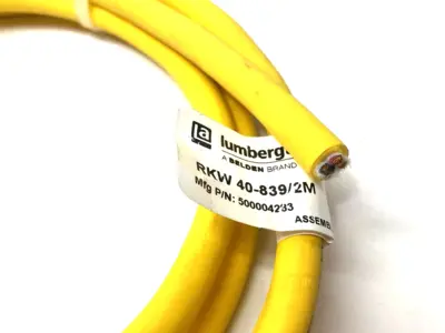 USED LUMBERG MINI POWER CABLE ASSEMBLY SGL-ENDED 500004283