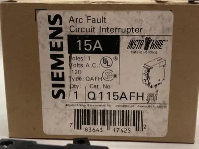 New | in-Stock SIEMENS Q115AFH Miscellaneous Equipment (Electrical & Power) Ohio US | Surplus Asset Holdings #1243565