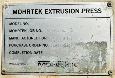 USED 1988 MOHR MOHRTEK MEP-120L