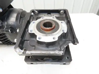 Siemens 1LE10010DB390KA4Z AC Gearmotor 80:1 Reducer 22RPM 0.75kW 480V 3Ph