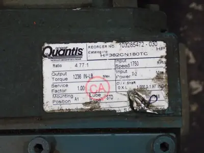 3 Hp Gear Drive