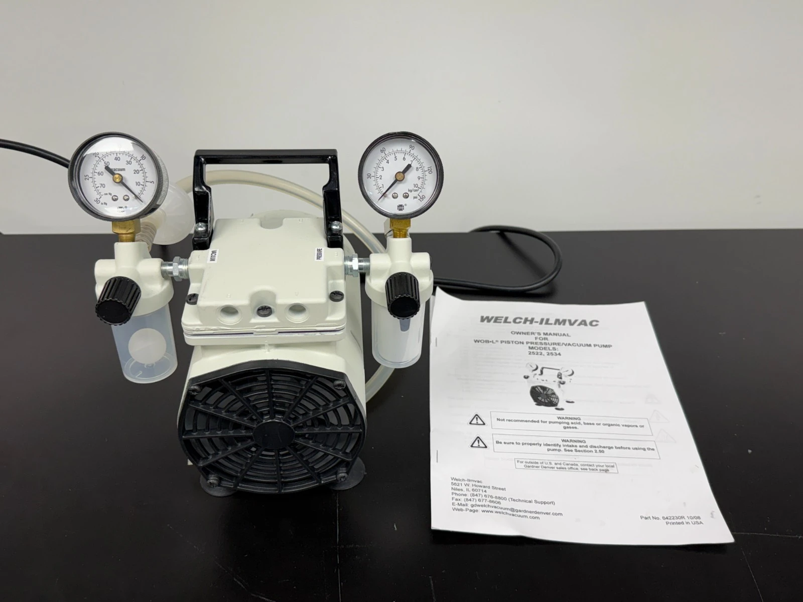 Used Welch 2522B-01 / 2522Z-01 Vacuum Pumps Missouri US | BioLabTek #1295714