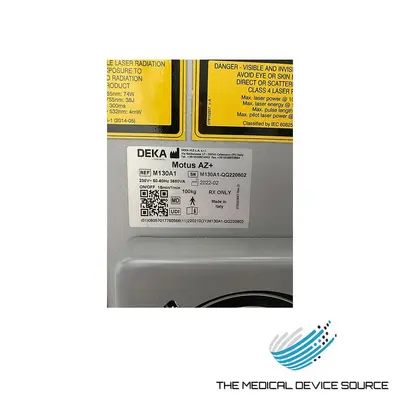 Used 2022 DEKA MOTUS AZ+ Lasers / Laser Systems Texas US | The Medical Device Source #1480960