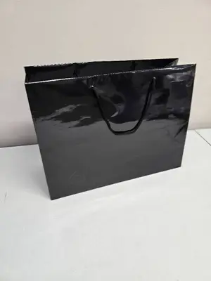 Black Gloss Gift Bags - 16" x 6" x 12"