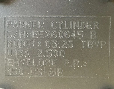 NEW Parker 03.25-TBVPU13A-2.500