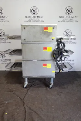 2021 MIDDLEBY MARSHALL CTX ELECTRIC TRIPLE STACK PIZZA CONVEYOR OVEN MODEL DZ33T