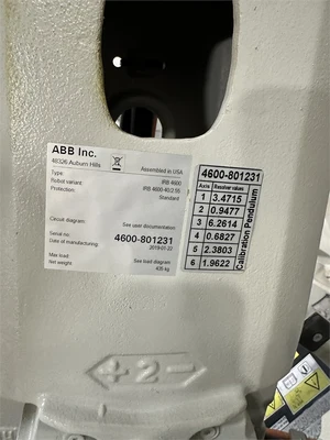 Used 2019 ABB IRB 4600 Robotics California US | MachineryMax #1462098