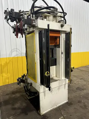 200 TON AMD 4-POST TIE-ROD FRAME HEAVY DUTY HYDRAULIC PRESS & MULTI-PRESSURE HYDRAULIC UNIT: STOCK #19452