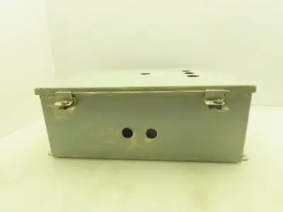 SCE A1614CH Electrical Enclosure Control Panel 16x14x6" Back Plate Knockouts