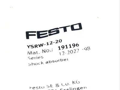 NEW FESTO 191196, YSRW-12-20