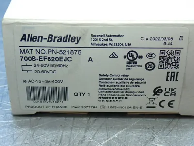 NEW ALLENBRADLEY 700SEF620EJC