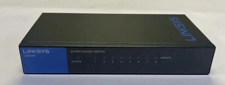 Used LINKSYS LGS108 Network Switches Ohio US | Surplus Asset Holdings #1225489