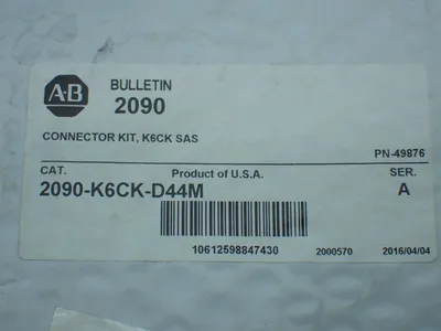 New | in-Stock ALLENBRADLEY 2090K6CKD44M Connector Accessories Ohio US | HGR 24 #864290