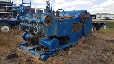 USED IDECO T-1300 TRIPLEX MUD PUMP