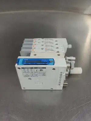 SMC EX260-SEN1 Ethernet Solenoid Module w/4 Solenoid Valves. 6E-9