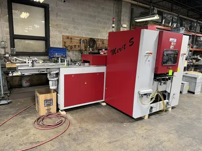 USED 2007 MULLER MARTINI MERIT-S THREE KNIFE TRIMMER
