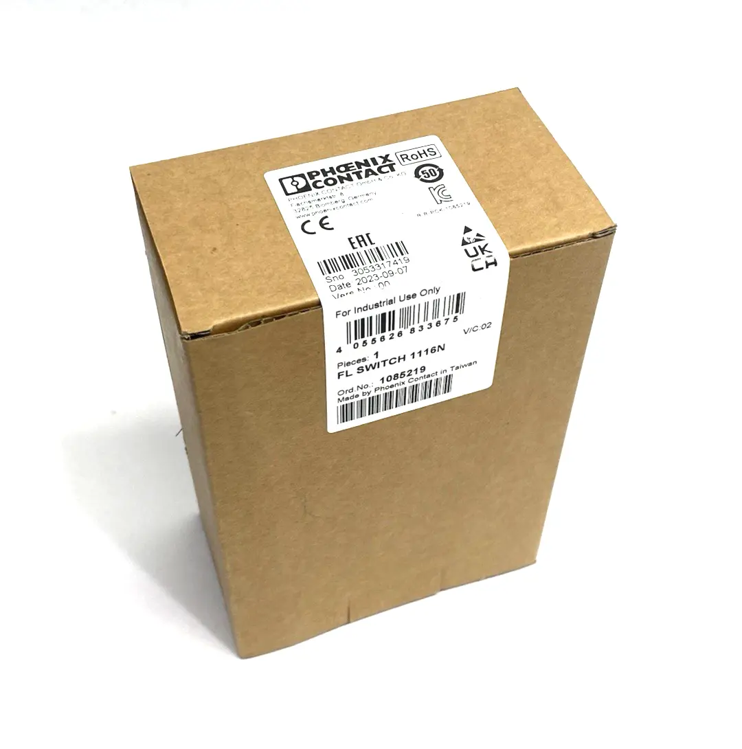 NEW PHOENIX CONTACT NARROW ETHERNET SWITCH, 16-PORTS, 1085219