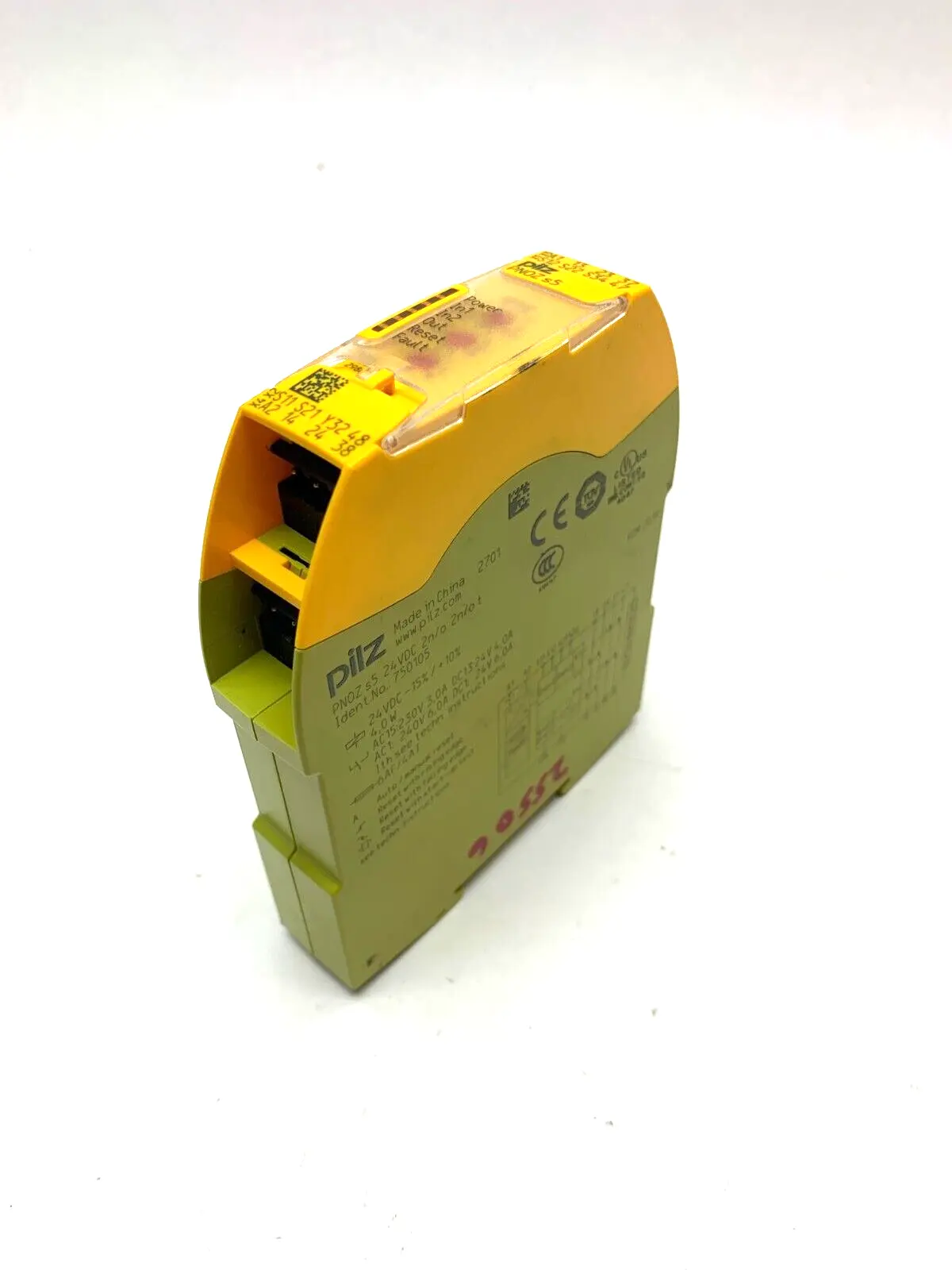 Pilz PNOZ s5 24VDC 2n/o 2n/ot Sigma Safety Relay 750105 NO TERMINAL CONNECTORS - For parts or not working