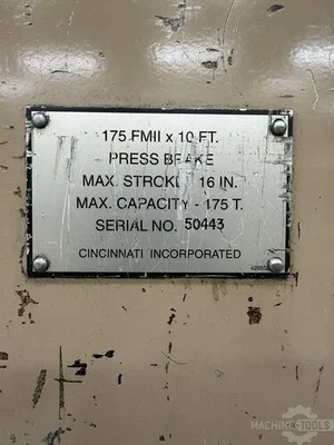 Used CINCINNATI 175FMII10 Press Brakes Georgia US | The Equipment Hub #1185223