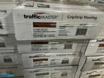 Pallet of 24 cases of Mixed Traffic Master Grip Strip Flooring