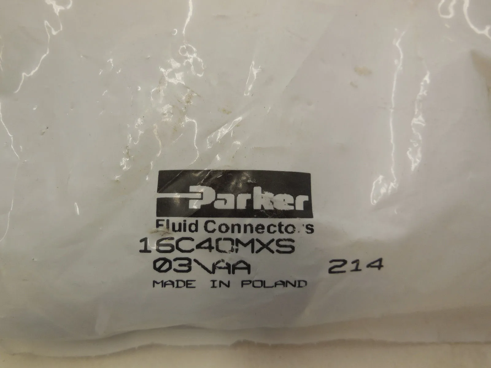 NEW PARKER 16C4OMXS ELBOW