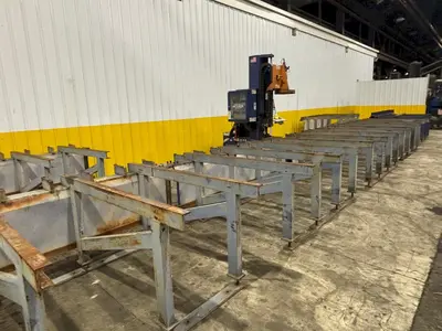 2" X 60' PEDDINGHAUS MODEL #1000/1B OCEAN AVENGER CNC STRUCTURAL BEAM DRILL LINE 2008: YOBRO #23978