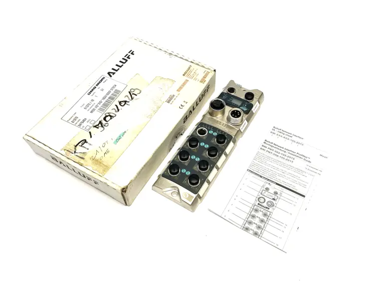 Used BALLUFF SILVER LINE I/O LINK MASTER NETWORK BLOCK, BNI PNT-508-105-Z015 Misc Industrial Equipment | Maverick Industrial Sales #1100792
