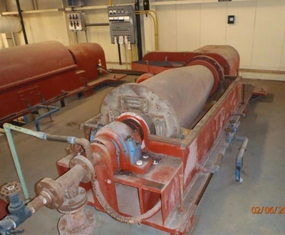 (2) Bird 24 x 60 solid bowl decanter centrifuges, CS.