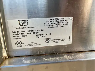 Used Duke Used Duke Stainless Steel Heated Soup Buffet Table Bar - SS231 Steam Tables (Food) Illinois US | Falcon Restaurant Supply #1375959