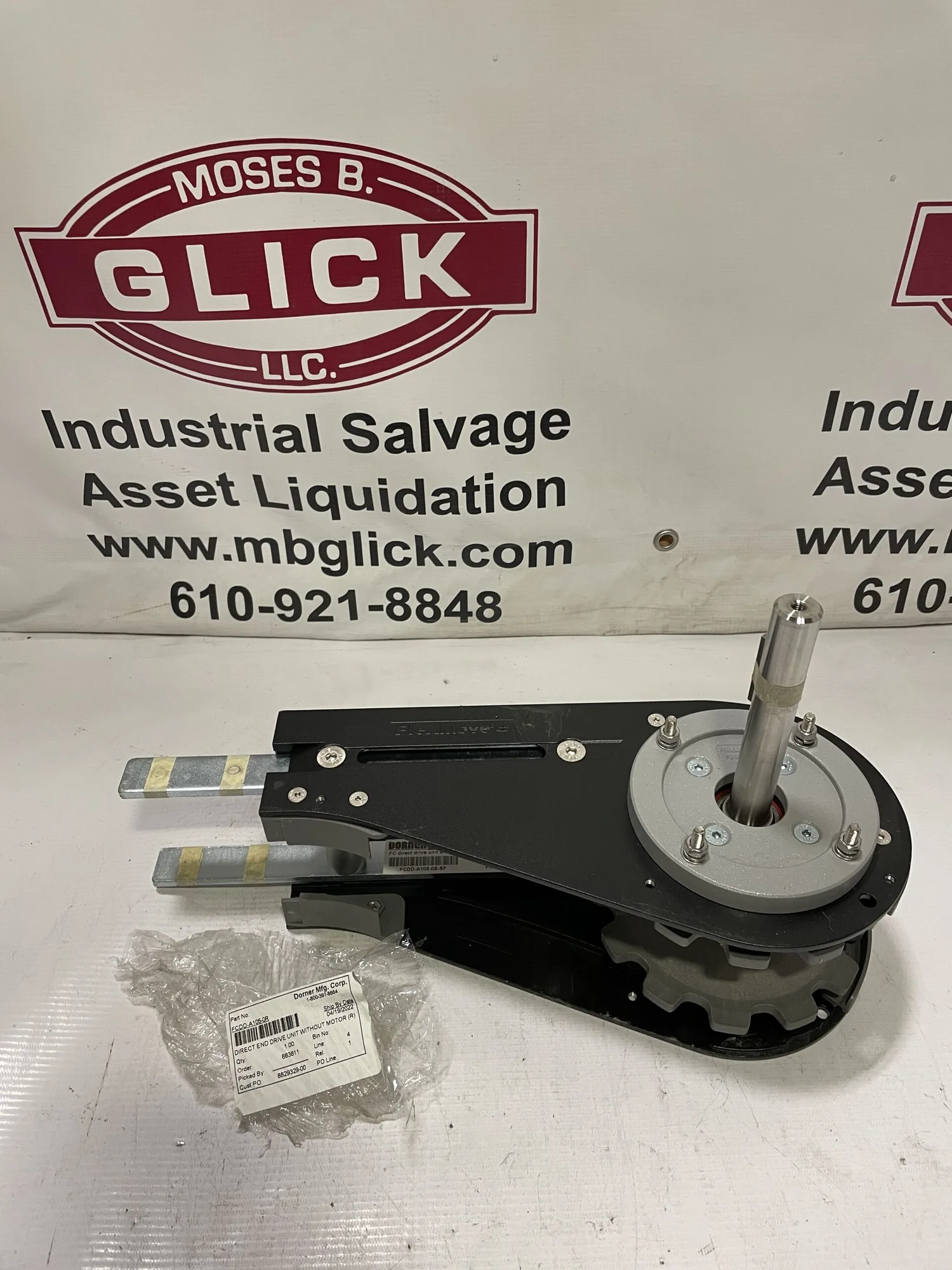 Dorner FCDD-A105-0S-SF FC 20mm Table-Top Conveyor Chain Direct Drive Unit