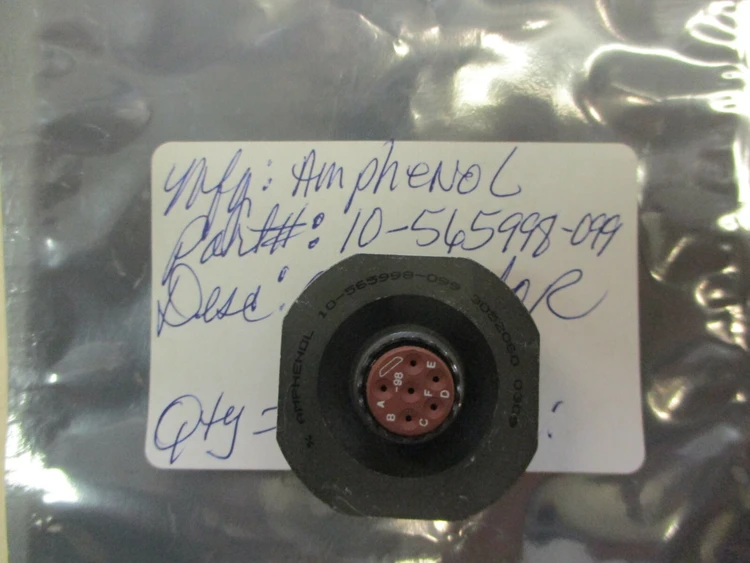 New | in-Stock Amphenol 10-565998-099 Cable & Wire Arizona US | ASSET CONVERSION SPECIALISTS, INC. #307215