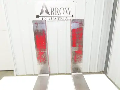 Bolzoni QQE 190830 5x48" Class 3 Steel Forklift Forks 20" Carriage 1-Pair READ