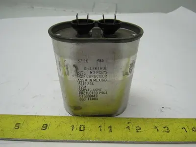 GE DIELEKTROL 61L1226 Capacitor 12uf 550VAC 60Hz Lot/6