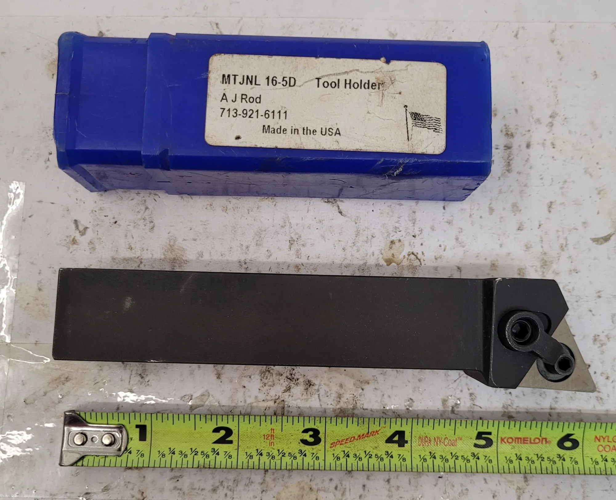 NEW AJ Rod MTJNL 16-5D Tool Holder