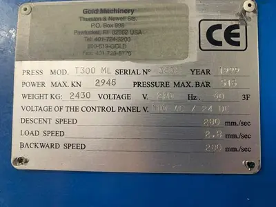 USED LOCATELLI T300ML