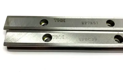 USED THK 382MM GUIDE RAILS FOR SHS15VM LOT OF 2