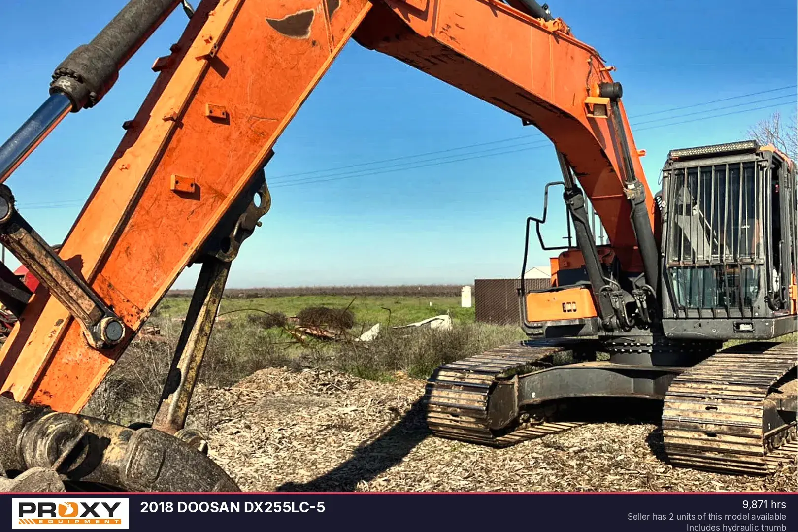 Used 2018 DOOSAN DX255LC-5 Excavators California US | Proxy Equipment #1378096