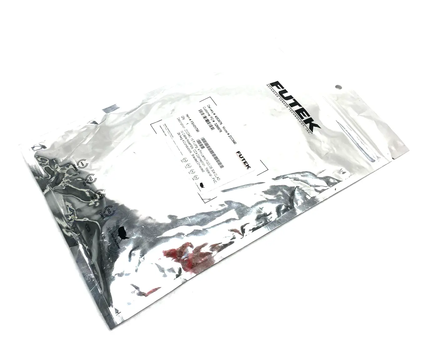 NEW FUTEK ADVANCED SENSOR TECHNOLOGY CABLE ASSEMBLY 4-PIN LEMO FGG.0B.304.CLAD 15FT FSH01790