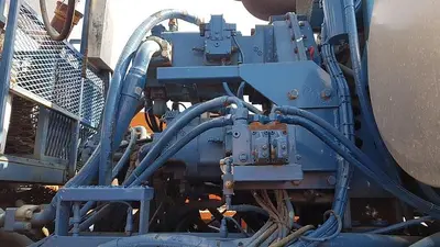 USED 1997 PEERLESS BAKER HUGHES HYDRA FRAC BLENDER TRAILER