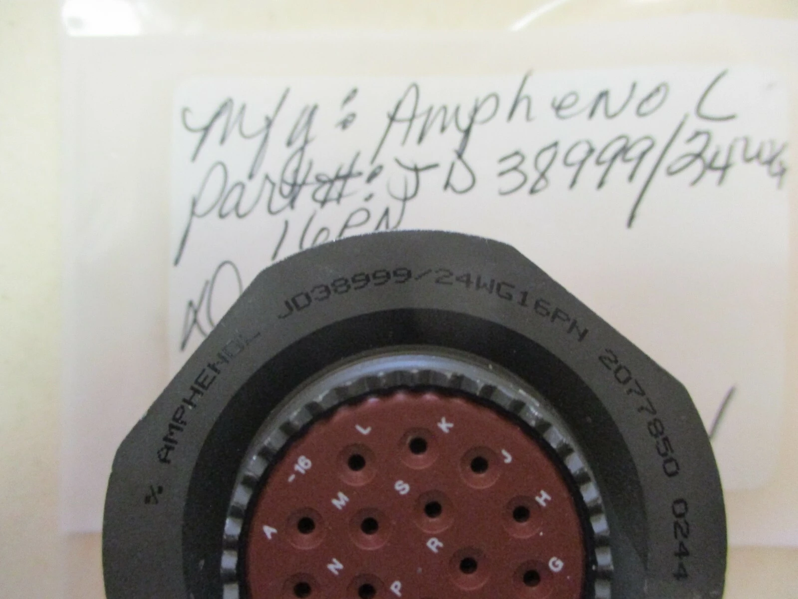 NEW Amphenol JD38999/24WG16PN