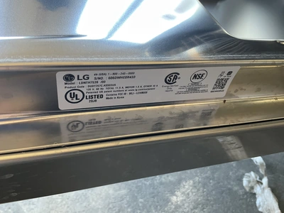 Used LG LDNTH753S/00 Dishwashers Michigan US | Miedema Asset Management Group #1578773