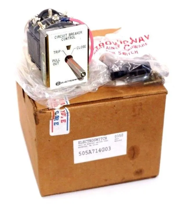 NEW ELECTRO SWITCH CORP. 505A714G03 ROTARY MOTOR CONTROL