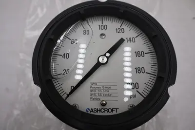 ASHCROFT 1259 Process Gauge 316L SS Tube 316L SS Socket Welded - STOCK GF398