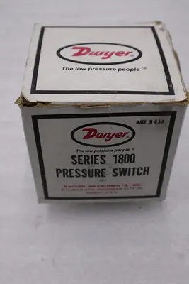 DWYER SERIES 1800 PRESSURE SWITCH 1823-0 - NEW IN BOX - STOCK 3128CC