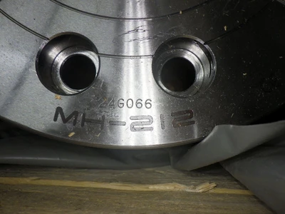 Samchully 12" 3 Jaw Mega Bore Power Chuck w/Jaws & Center Plate MH-212 (STKD)