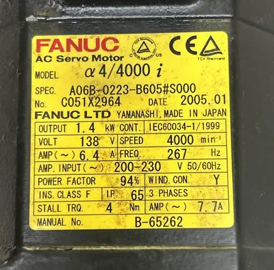 USED FANUC A06B-0223-B605#S000