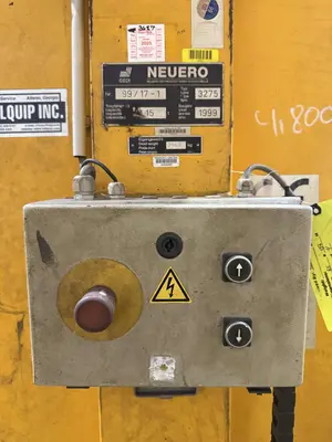 (4) 15 TON (120,000 LBS TOTAL) NEUERO / RAILQUIP MODEL #3275 HEAVY DUTY MOBILE JACK LIFTS: YOBRO #23869