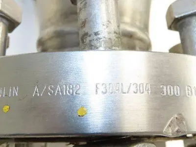 Enlin 304L Stainless Butt-Weld Concentric Pipe Reducer 4x3" Flanged Class 300